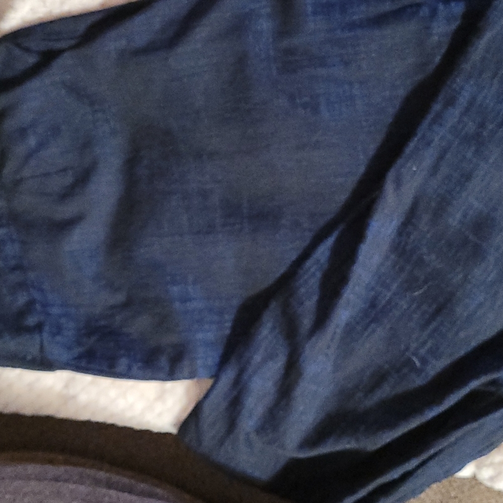 black and blue stretch dress pants